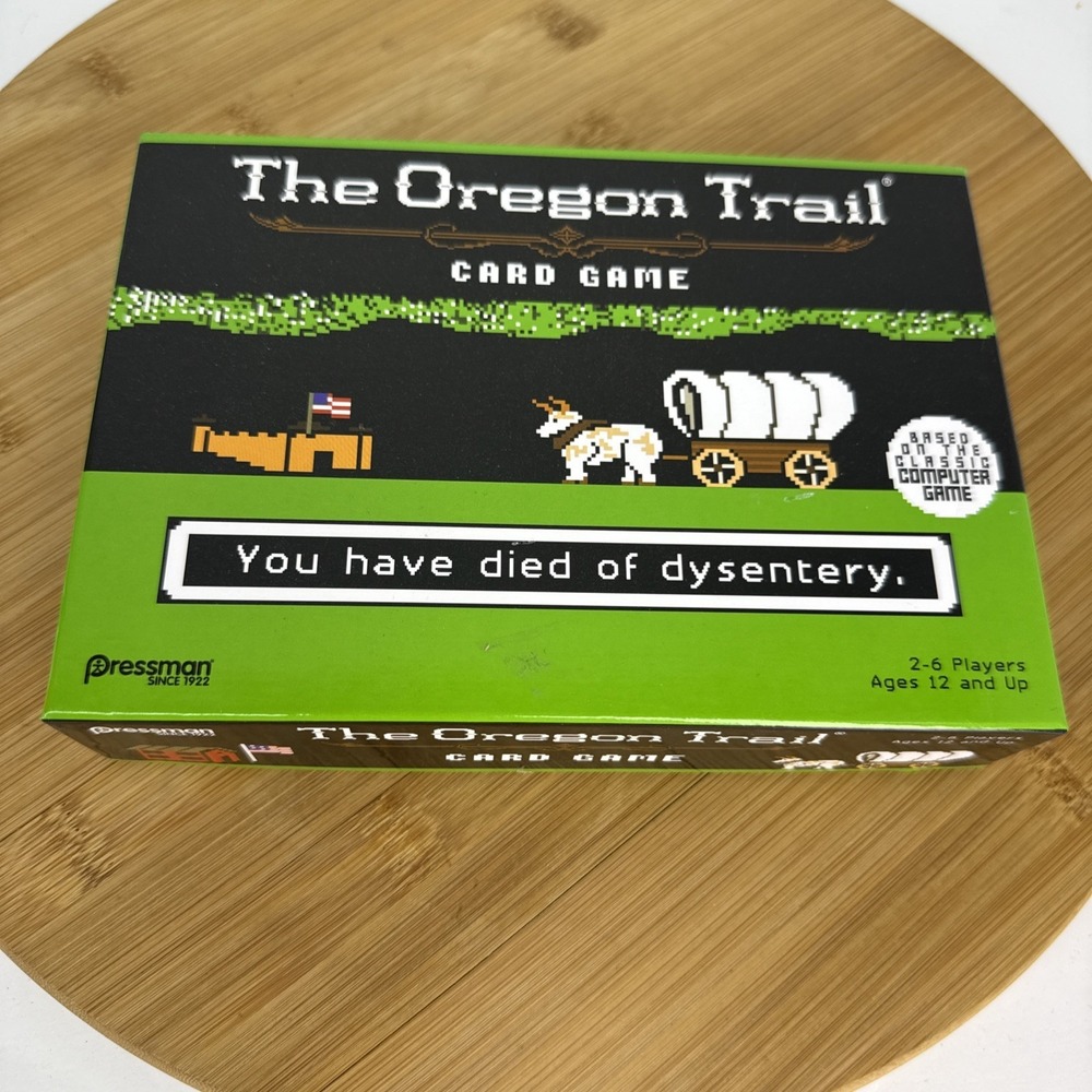 The Oregon Trail Pressman Card Game‎ 2-6 Players Ages 8+ 2016 Edition